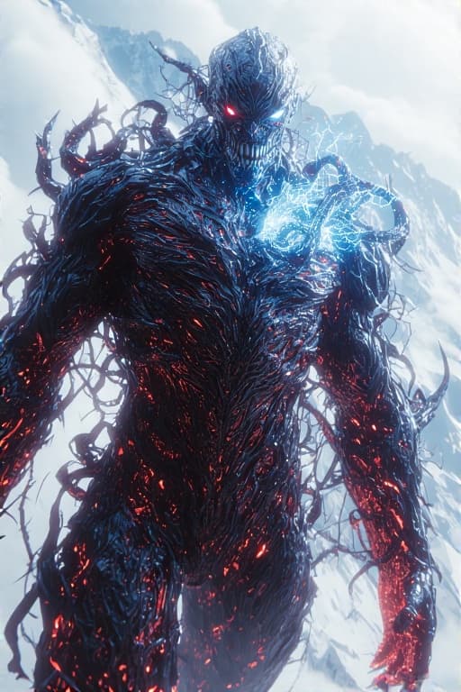 AI generated: carnage super art, super detail, super quality, incredible view, gigantism, dark, Akira, 8K, Full-HD...