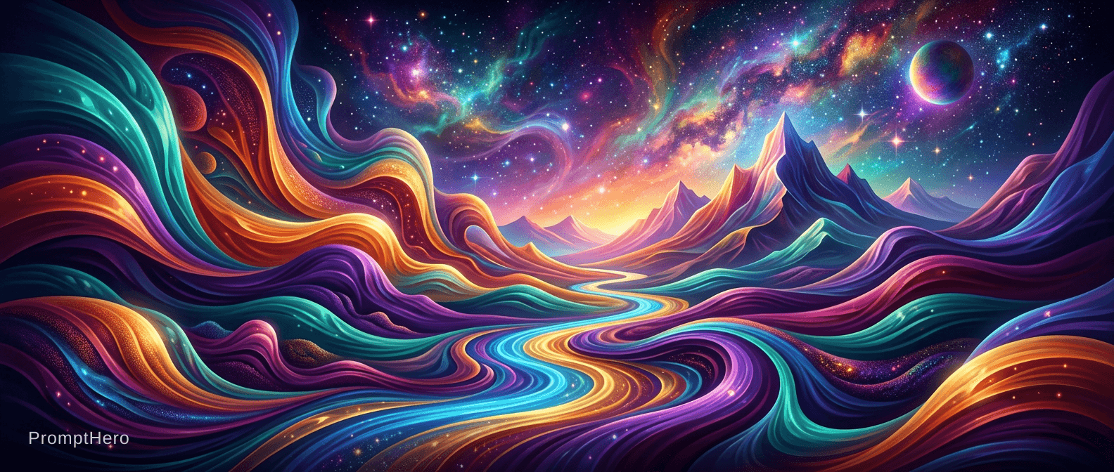 AI generated: multicolour 8k wallpaper