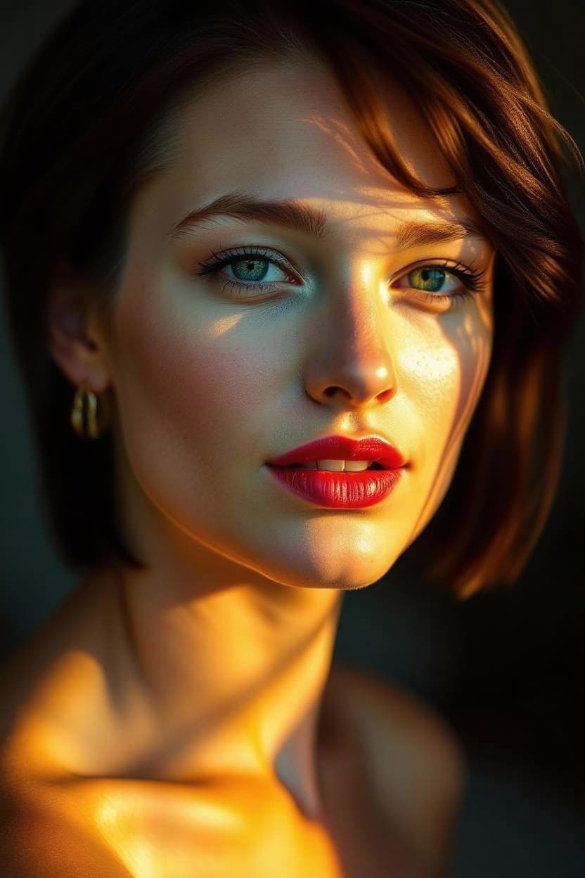 AI generated: "Image is a high-resolution, close-up portrait of a person with a fair complexion and short, tousled...