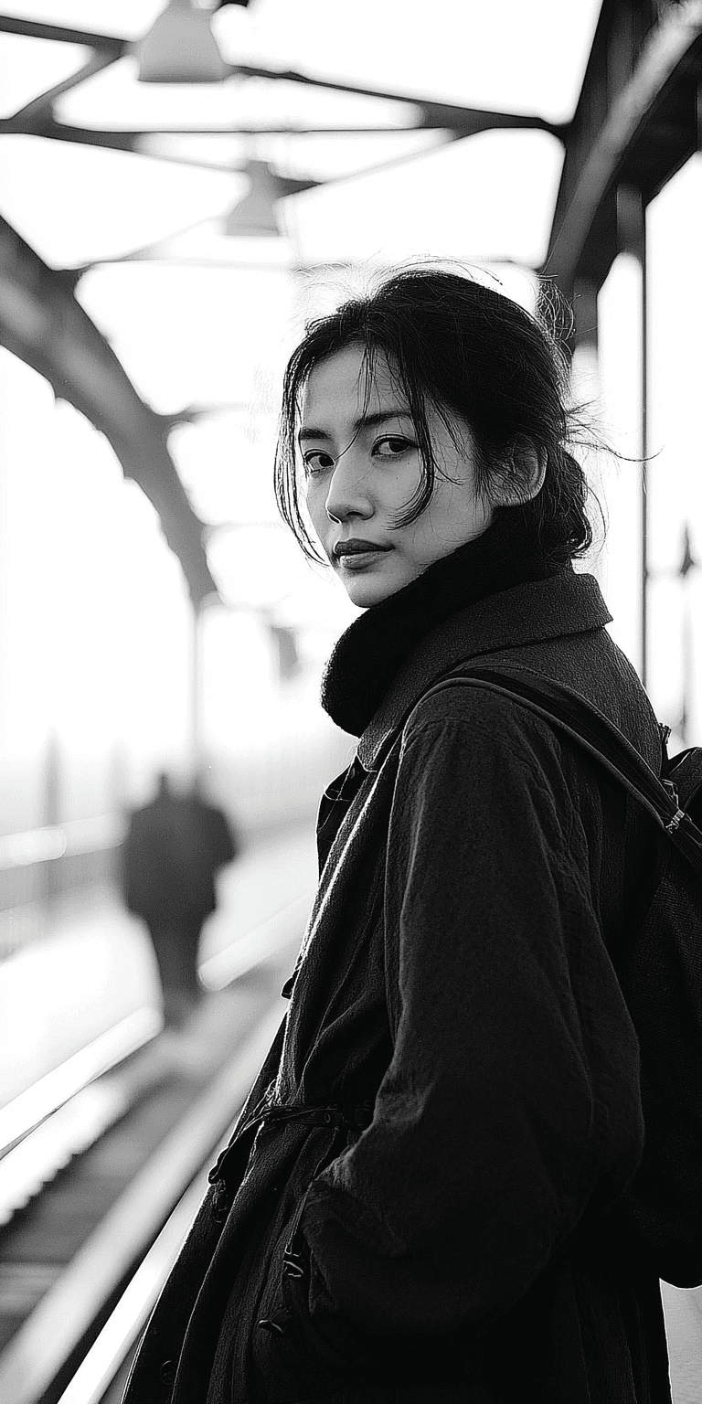 AI generated: cover photo, woman, shot on a Sony A7 III --no freckles --chaos 75 --ar 1:2 --sref 2266685476 --prof...
