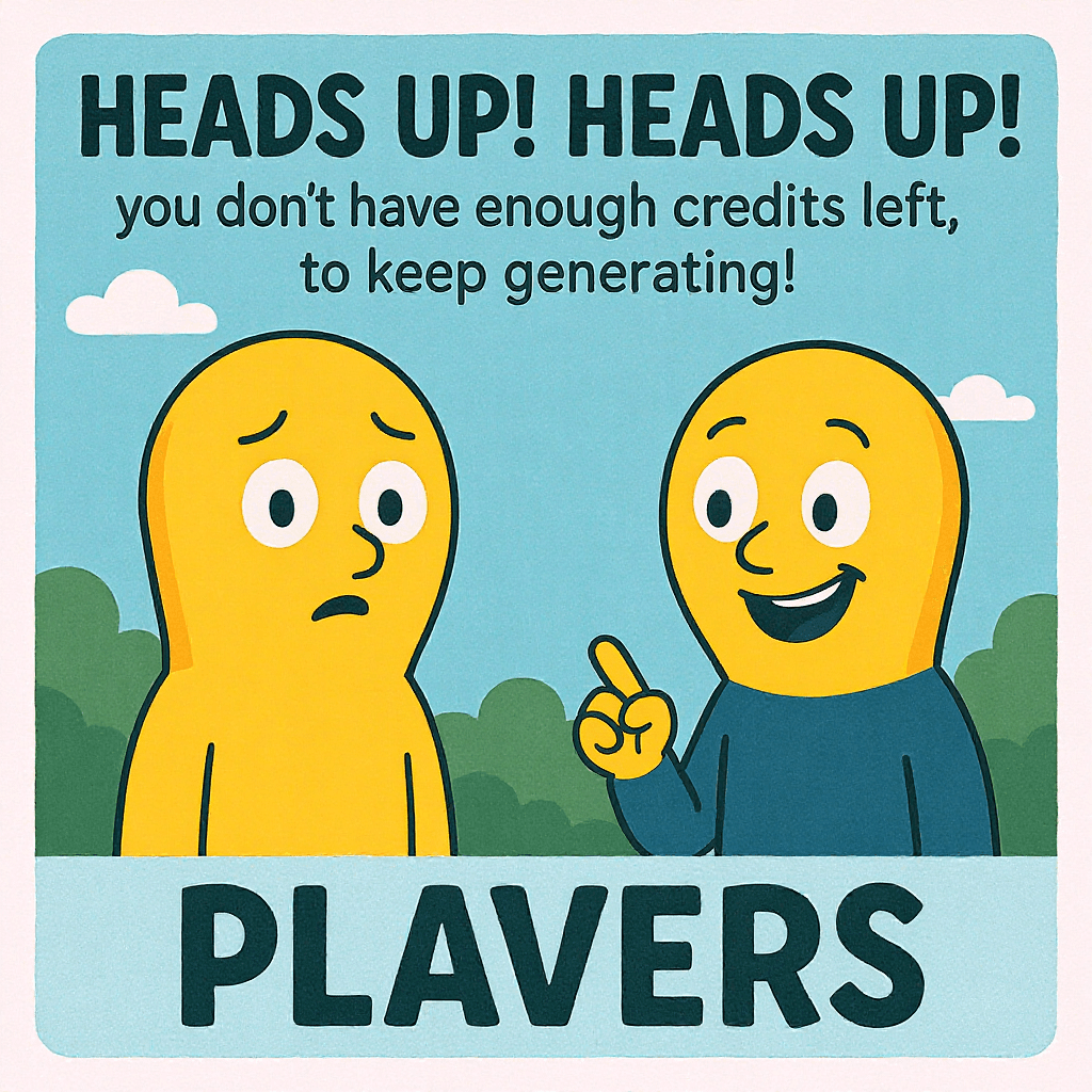 AI generated:  Heads up! Heads up! you don’t have enough credits left, head to Plans to keep generating!