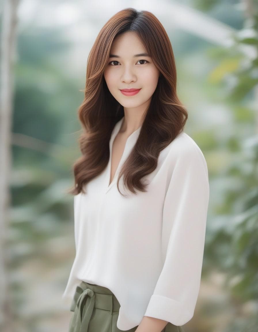 AI generated: 
"Produce a hyper-realistic portrait of a female high school student set in the year 2000. She has ...