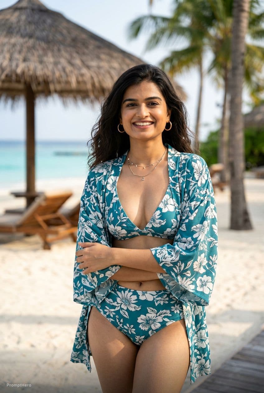 AI generated: Sexy women in bikini