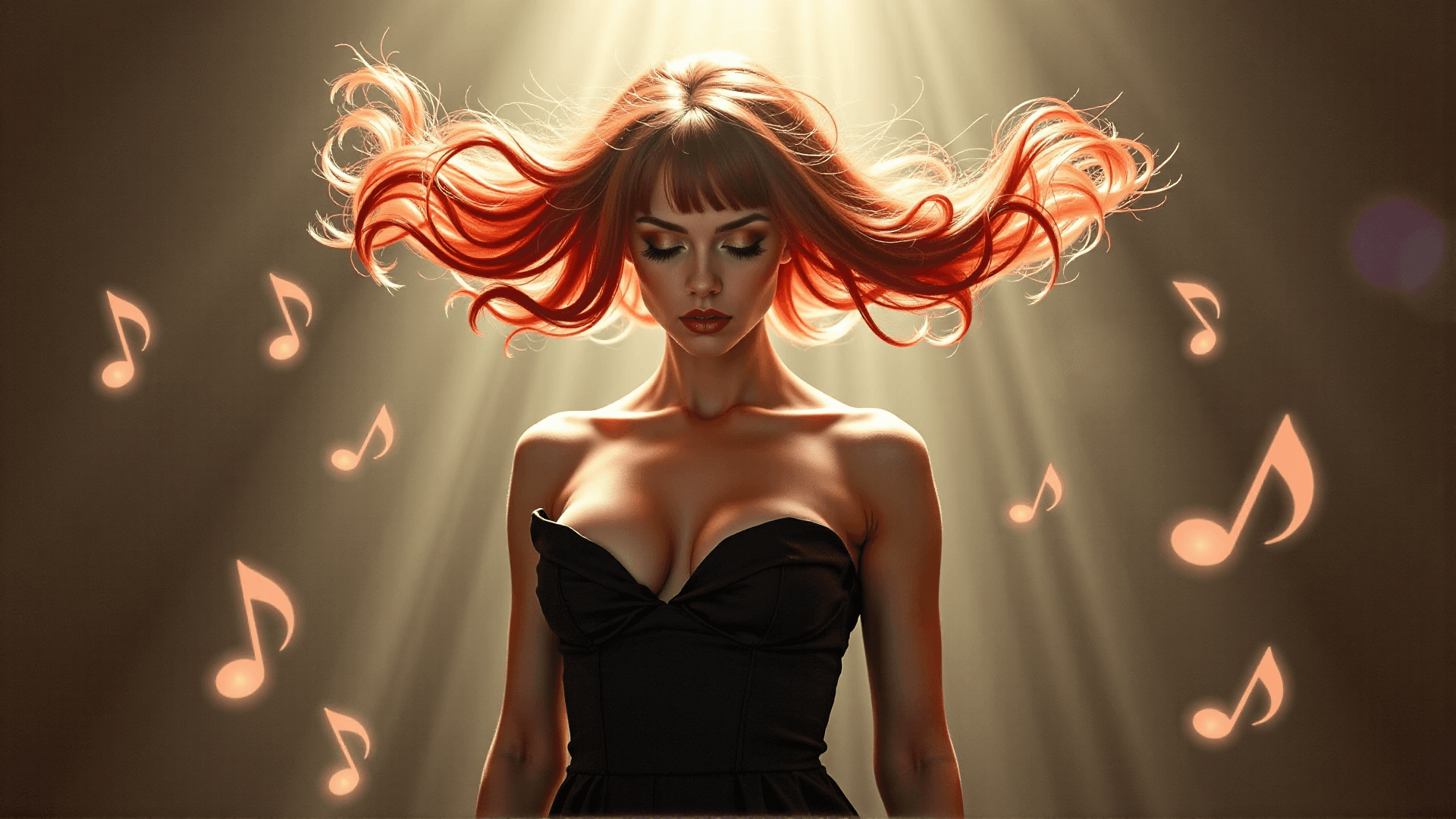 AI generated: Stormy Jane â Die verlockende Muse im Traum Eine surreale, Ã¤therische Szene. Eine betÃ¶rende und ...