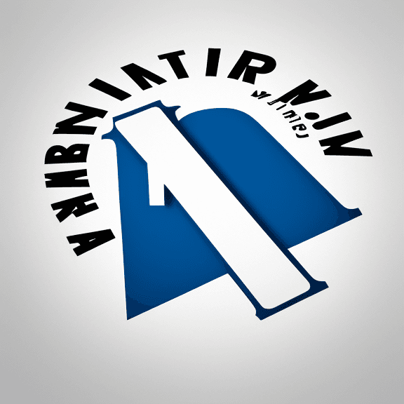 AI generated: logo for a graphic design company that carries the letter N and P