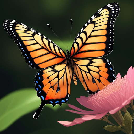 AI generated: national geographic photo, butterfly in flight, close-up, ultra-realistic, highly detailed --stylize...