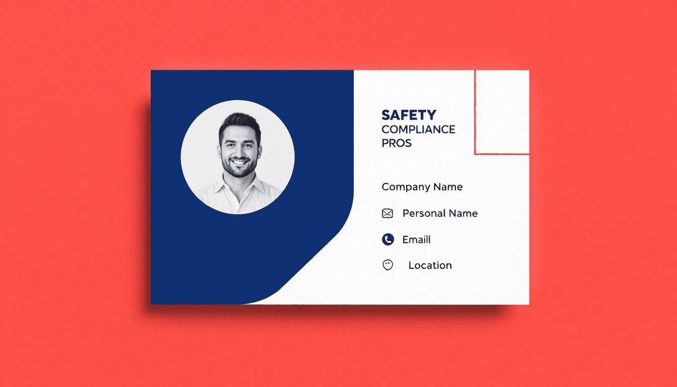 AI generated: generate this business card:  Layout 1: Modern Minimalist Colors: Primarily Atlantic Blue and Alumin...
