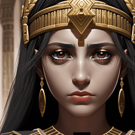 AI generated: The scene that Babylonian soldiers pull out the eyes of Jedecia, the king of Judah, extreme close up...