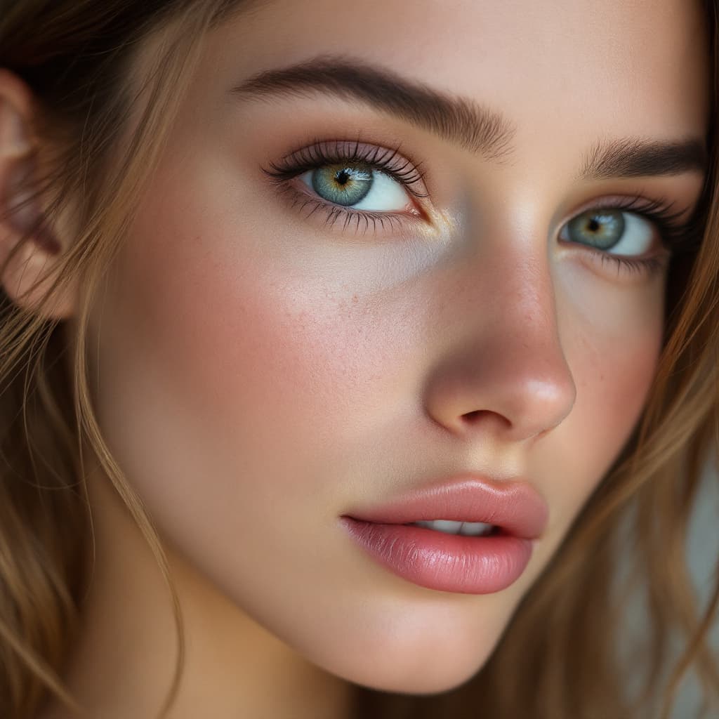 AI generated: female model facing the camera, shot on Sony A7 III, photorealistic, close-up, flawless, ultra-detai...