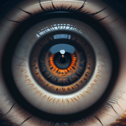 AI generated: hyer-realistic big eye, that reflects better life, imagination, inspiration, motivating picture,  in...