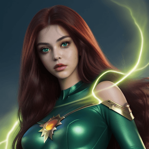AI generated: (masterpiece)Best quality, expressive eyes, perfect face (masterpiece),Starfire DC Comics masterpiec...