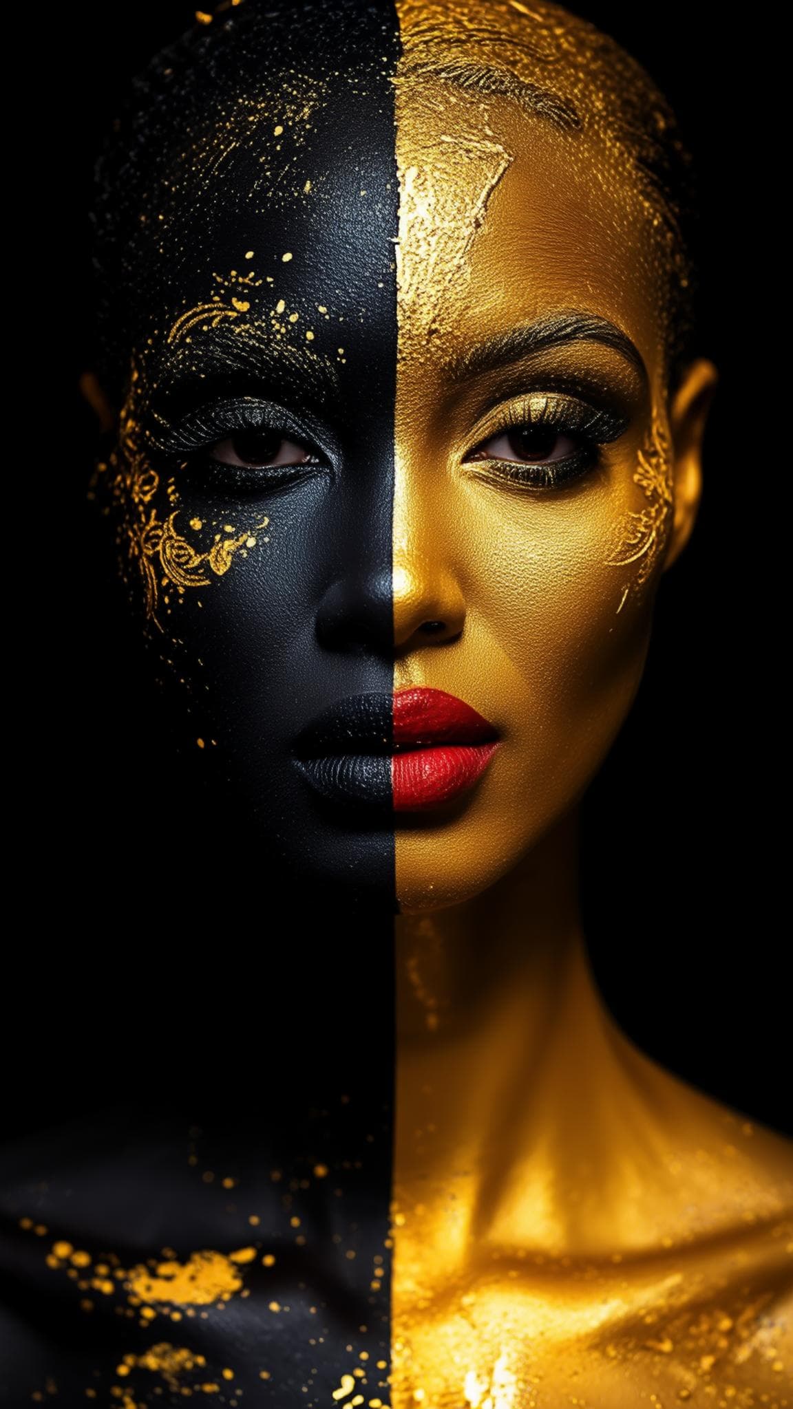 AI generated: A Stunning close-up, ultra-realistic, portrait, shot on a Sony A7III, high quality
