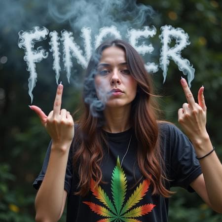 Middle Finger FLUX DEV LORA - Image 3
