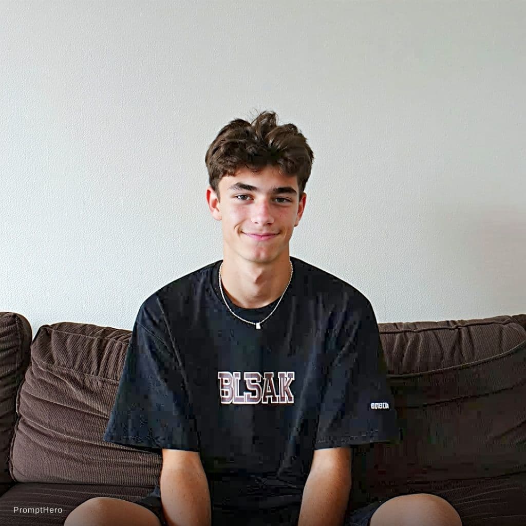AI generated: teen on home