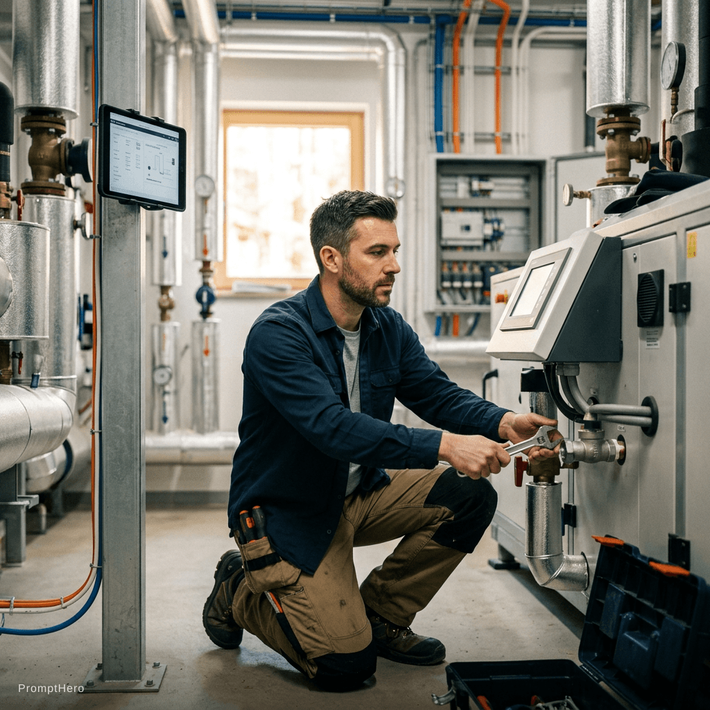 AI generated: 
Ich benötige ein Bild für diese Stellenbeschreibung. Kein Fokus auf Elektro.
das Bild sollte wenig ...