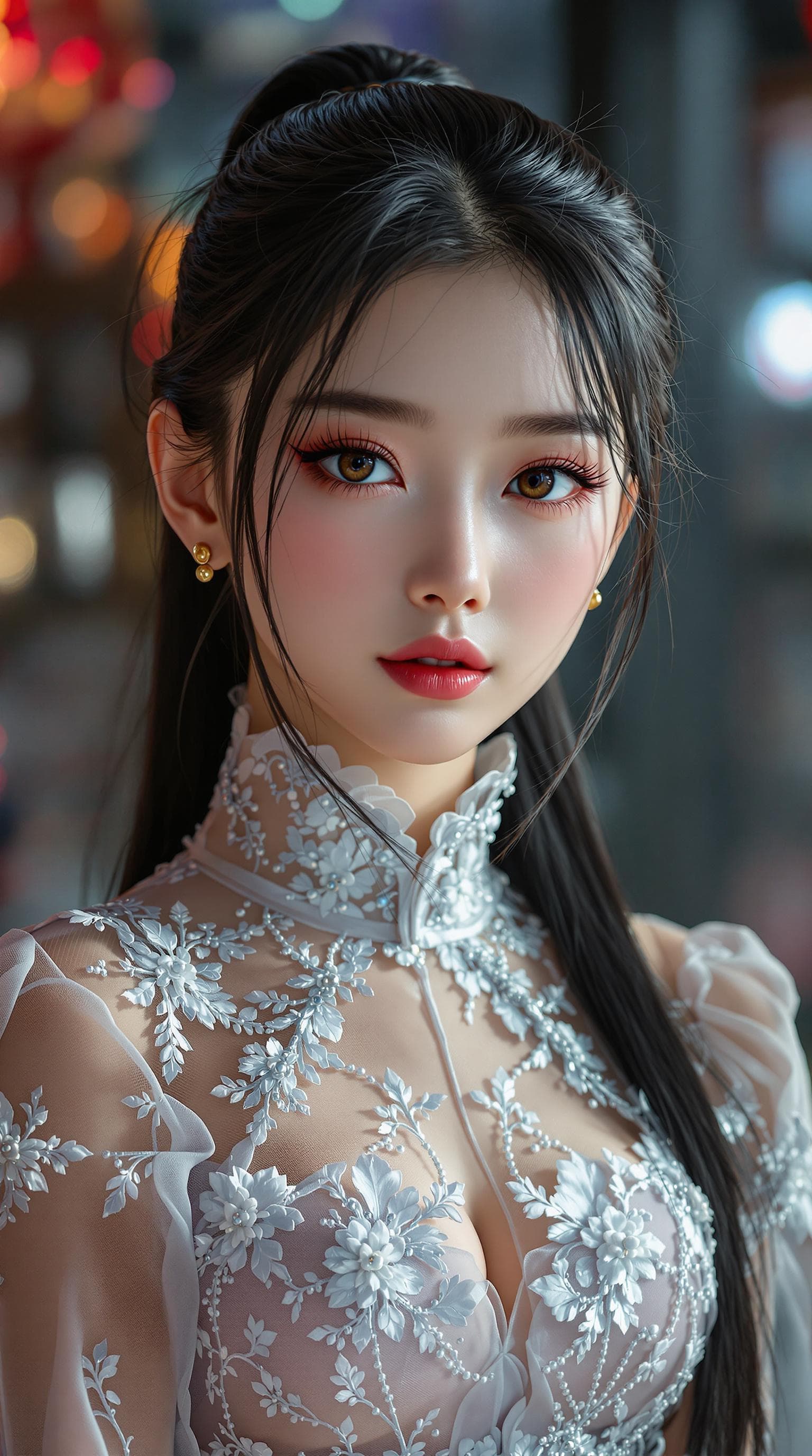 AI generated: a professional photo of a exceptionally beautiful girl in the world (age 11), (eleven year old), nor...