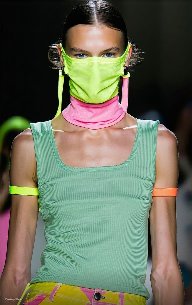 AI generated: Put these clothes on this model 