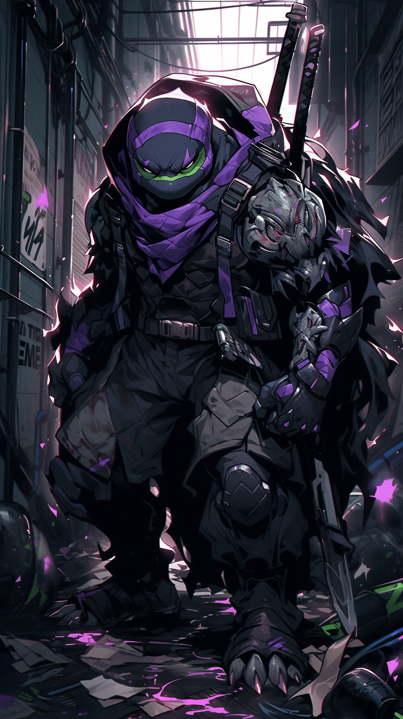 AI generated: Donatello teenage mutant