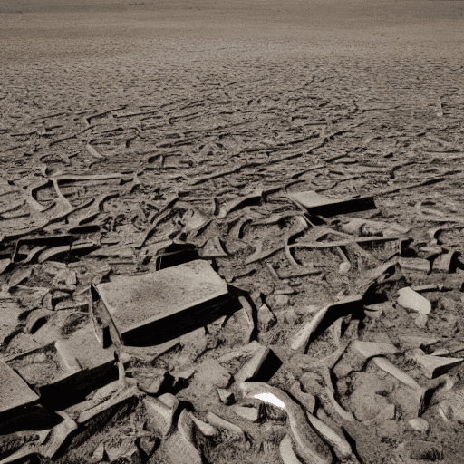 AI generated: lifeless land

