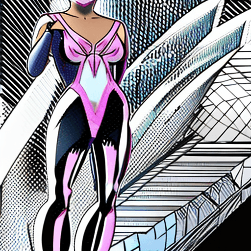 AI generated: Spider gwen nude