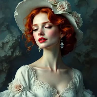 AI generated video: Mulher sorrindo  para o observador 