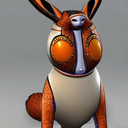 AI generated: High resolution anthro cleavage
