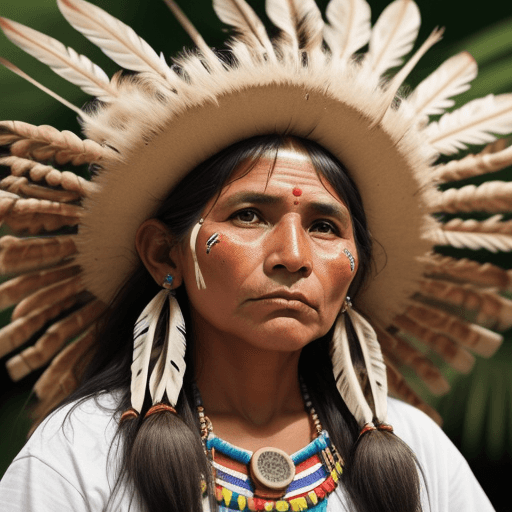 AI generated: crea una indigena kuna de panama