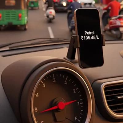 AI generated video: A cinematic 3D Pixar-style animated scene in vertical 9:16 format. Interior of a modern compact car ...