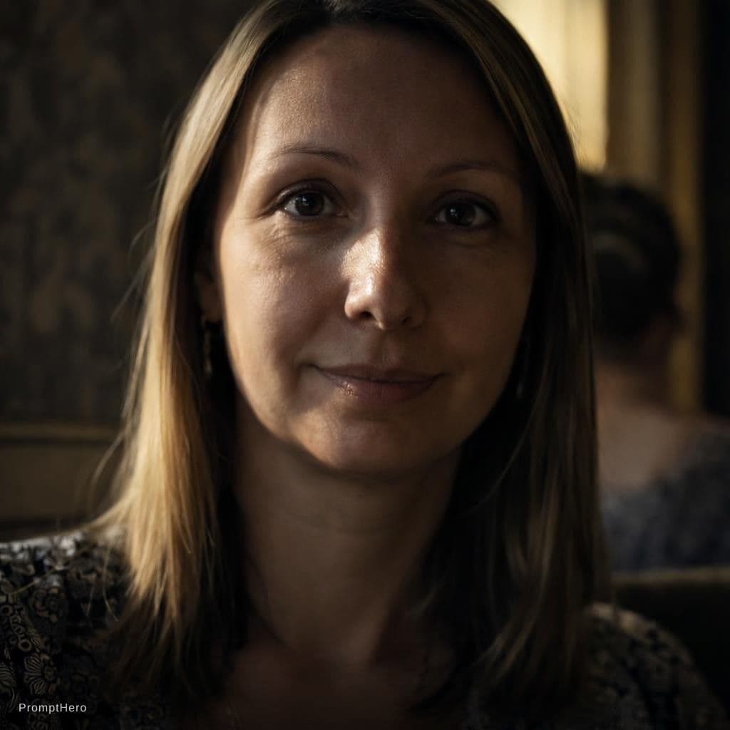 AI generated: high-resolution photograph, woman, stunning use of shadows, in the syle of crisp lines and forms,  U...