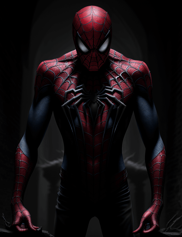 AI generated: Scary ancient spiderman male Strigoi vampire, horror, ultra-detailed, HDR, dramatic lighting --ar 9:...