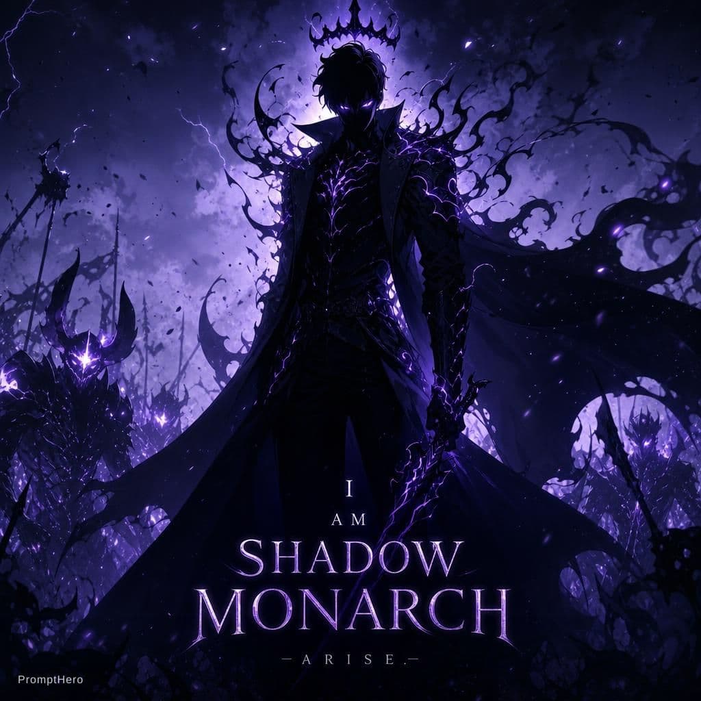 AI generated: Shadow Monarch 