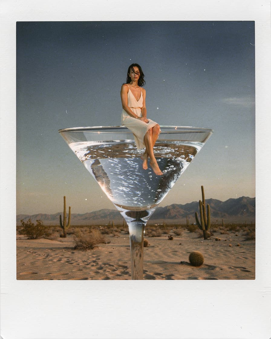AI generated: (Fine art photography:1.5, cinematic, grainy Polaroid aesthetic:1.4, realistic skin texture:1.5, vol...