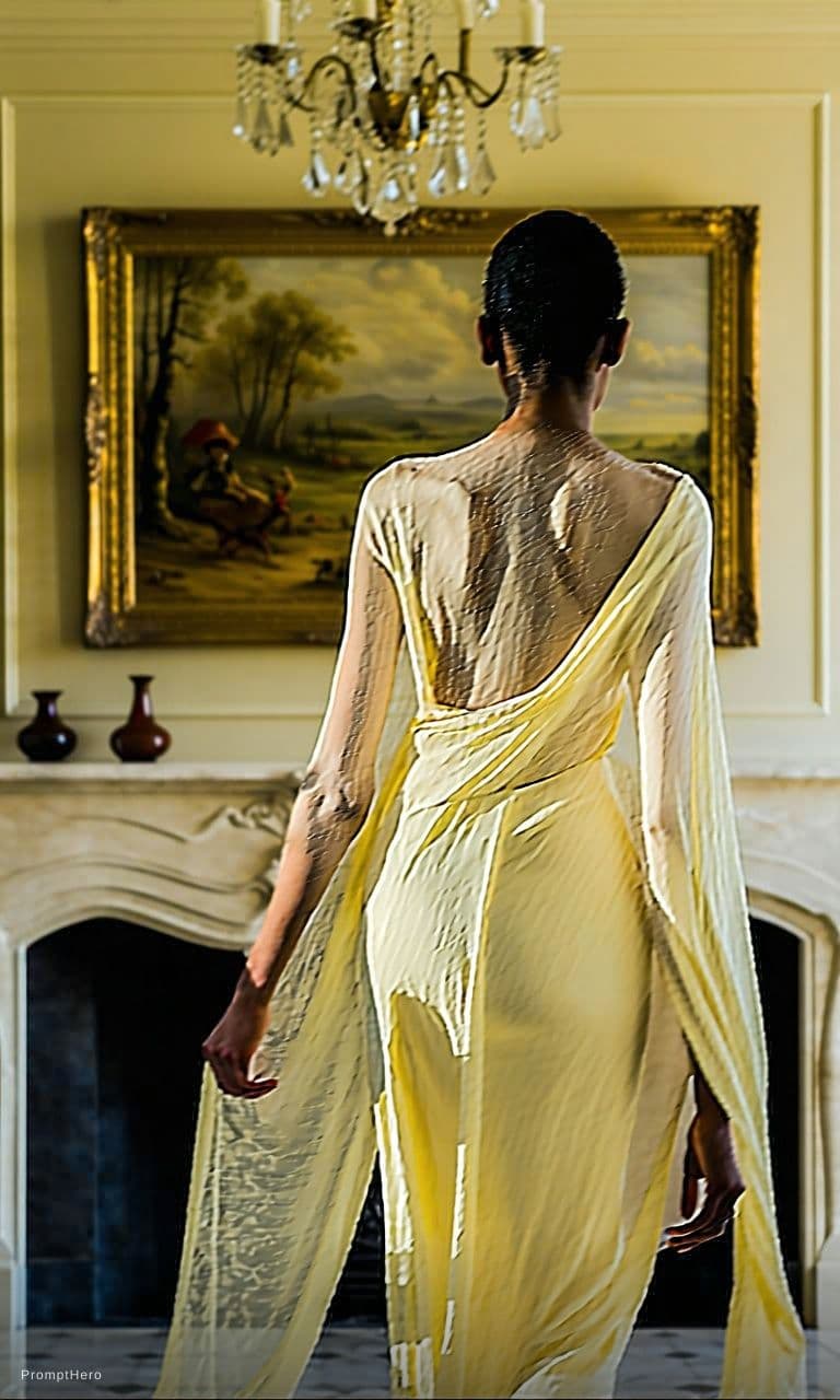AI generated: Dress Remove Nude Dusky Body