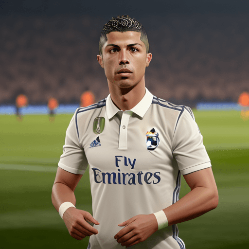 AI generated: real madrid formasıyla ronaldo