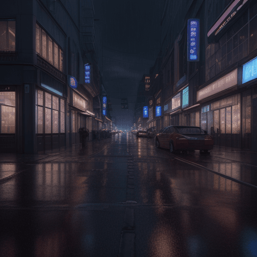 AI generated: night city street after rain, light boxes, detailed image, 3d
cinematic, hyperrealism, high detail, ...