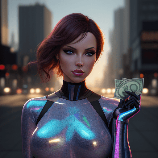 AI generated: stunning fiminine body, commercial image, lucinda lafleur | holographic photography shoots, with mon...