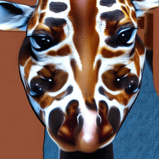 AI generated: gay giraffe sucking on giraffe cock lips around dick