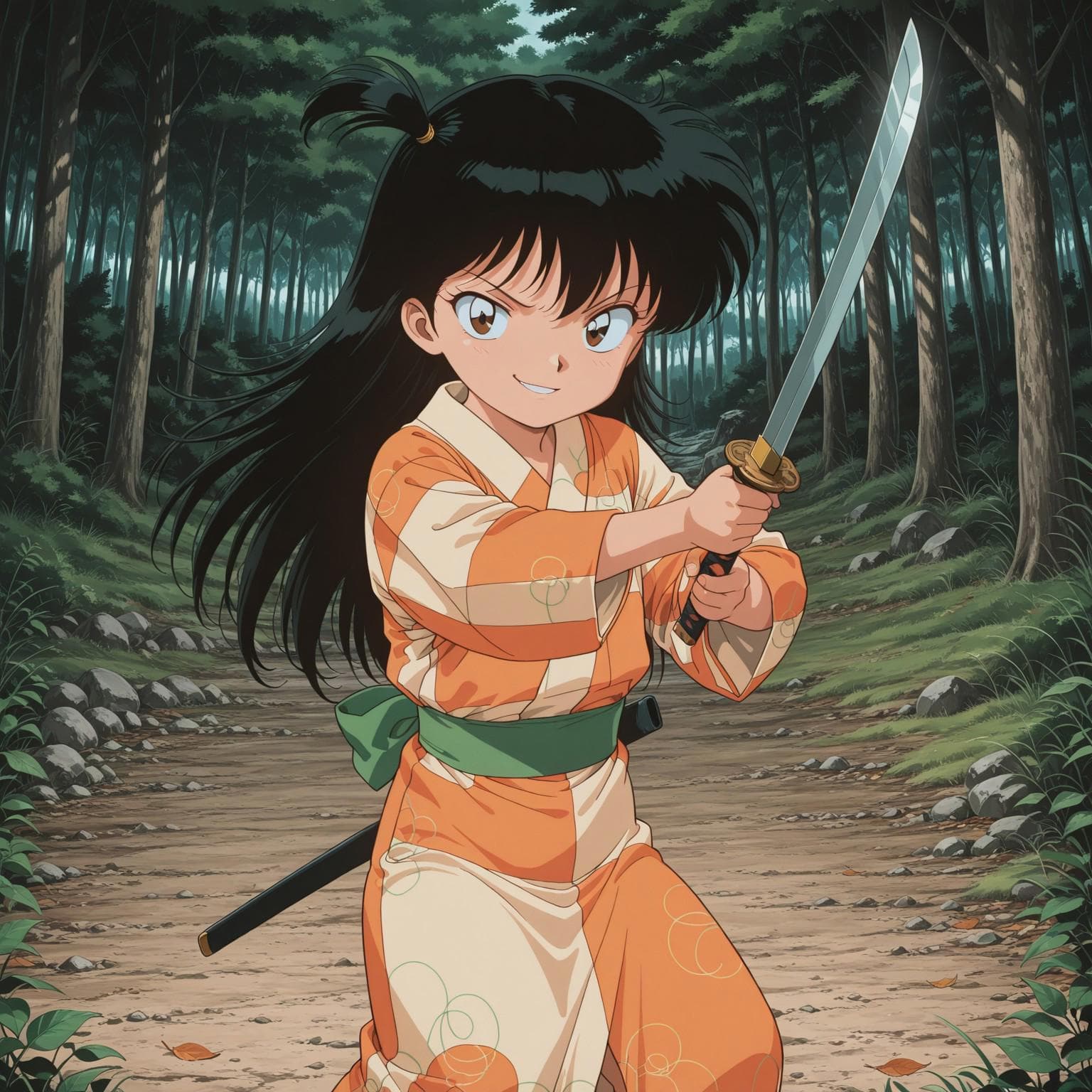 Rin (Inuyasha) - Illustrious - Image 1
