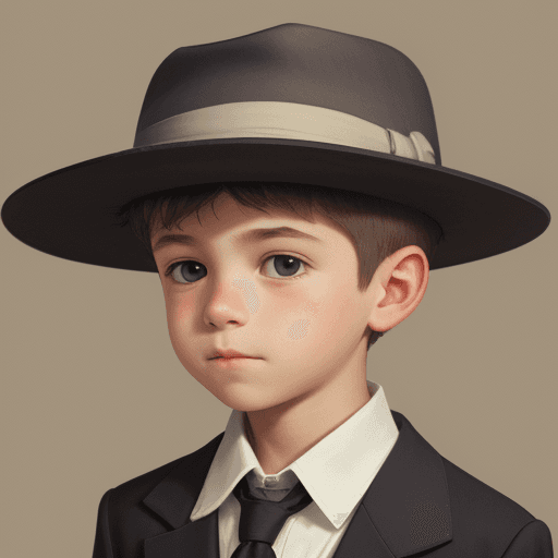 AI generated: a boy with a hat