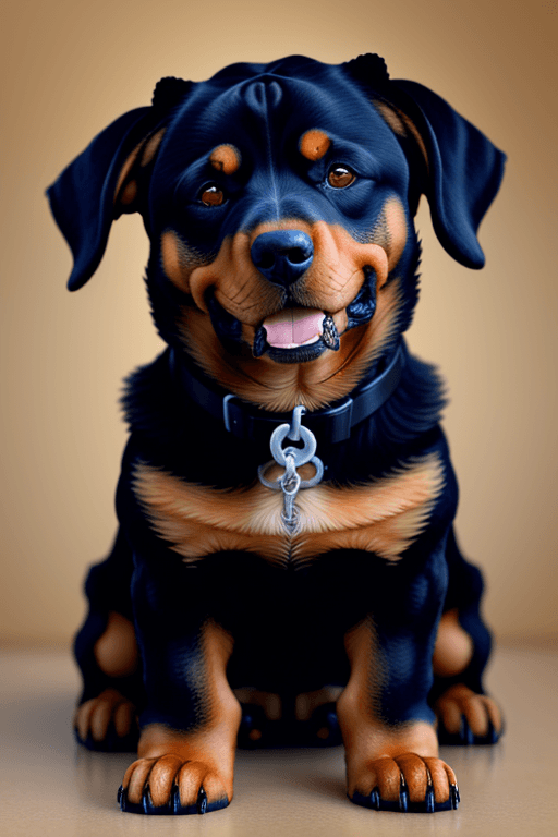 AI generated: rotweiler mixed with napolitano
dog
