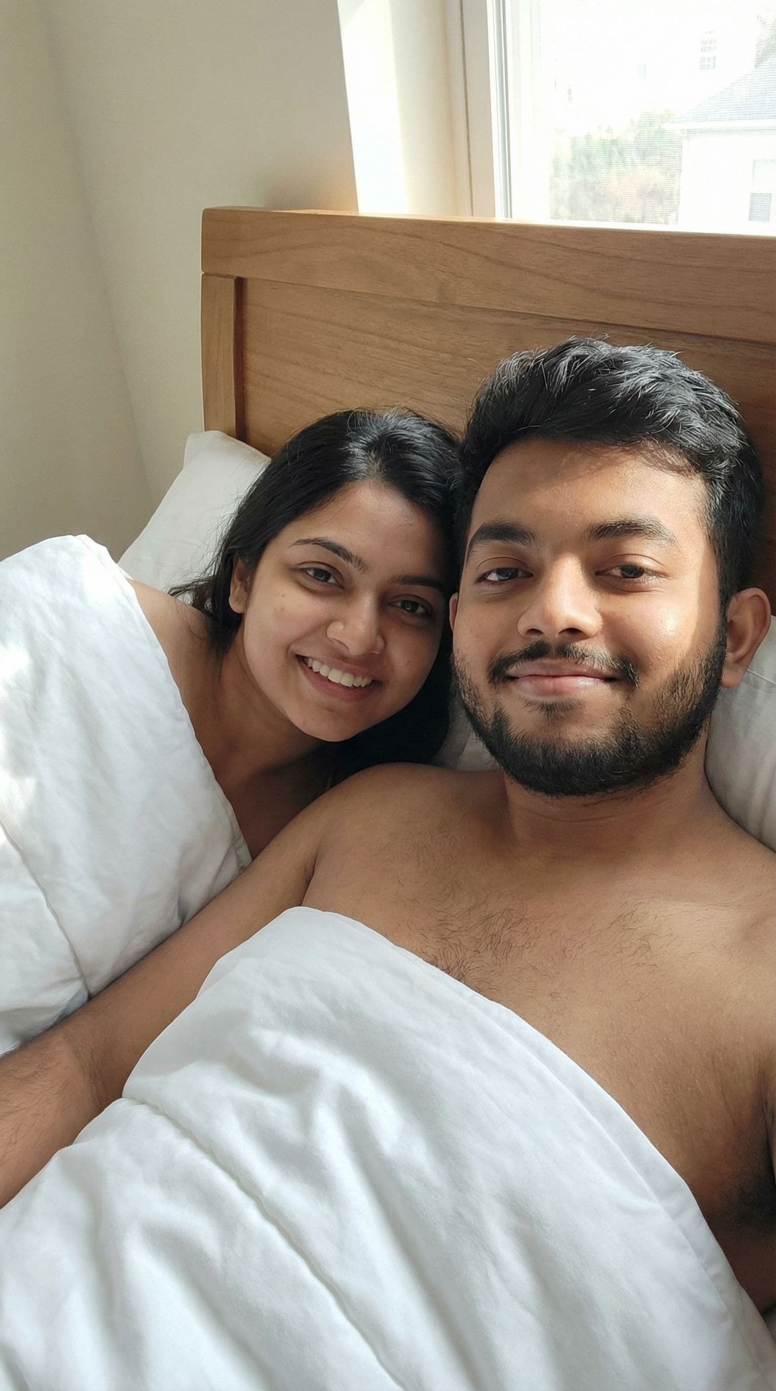 AI generated: Couple full Naket body show in bed 