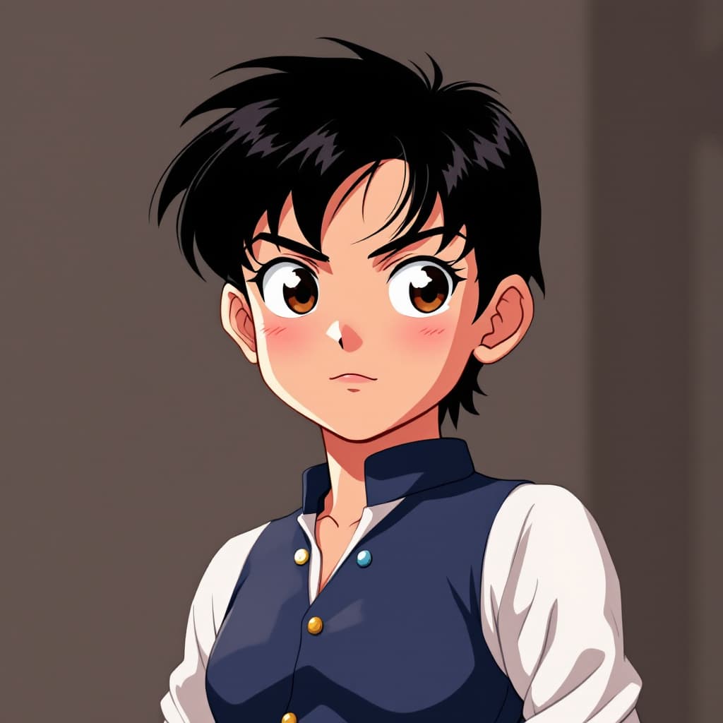 AI generated: Action: Research: Investigate key visual elements that define 80s anime, such as character design, c...