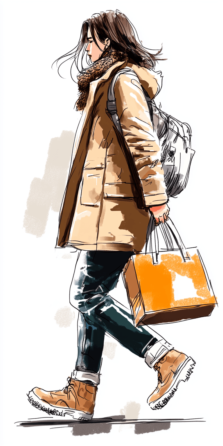 AI generated: Sketch of a woman, in the style of Richard Avedon, evoking a 1990s aesthetic --chaos 75 --ar 1:2 --s...