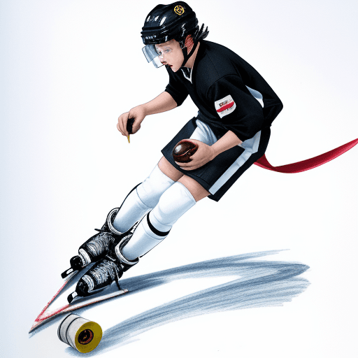 AI generated: drawing cup on skates