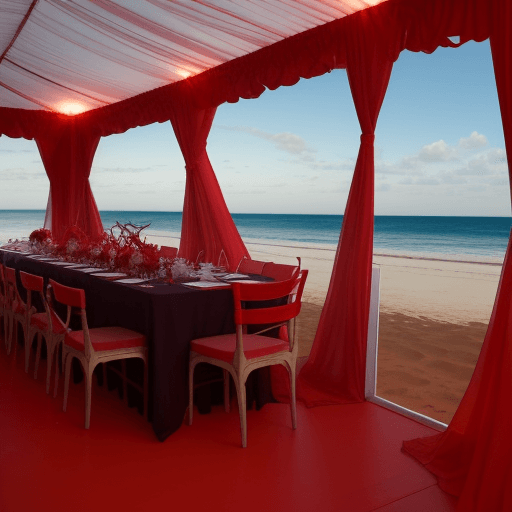 AI generated: crie a cena da abertura do mar vermelho, moiséis conduzindo o povo pra fora do deserto
