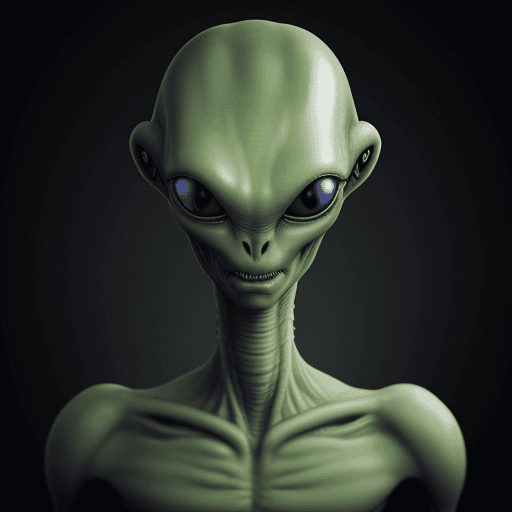 AI generated: 5 alien