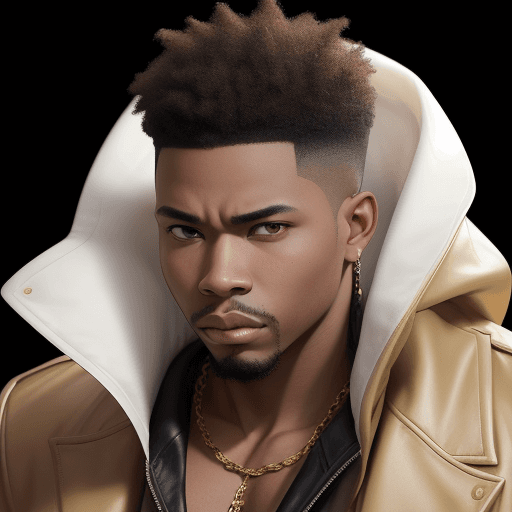 AI generated: blob:https://discord.com/0d5d93ea-983f-4113-bd32-f80ea599d3d6 Exotic male, serious mood, african ame...