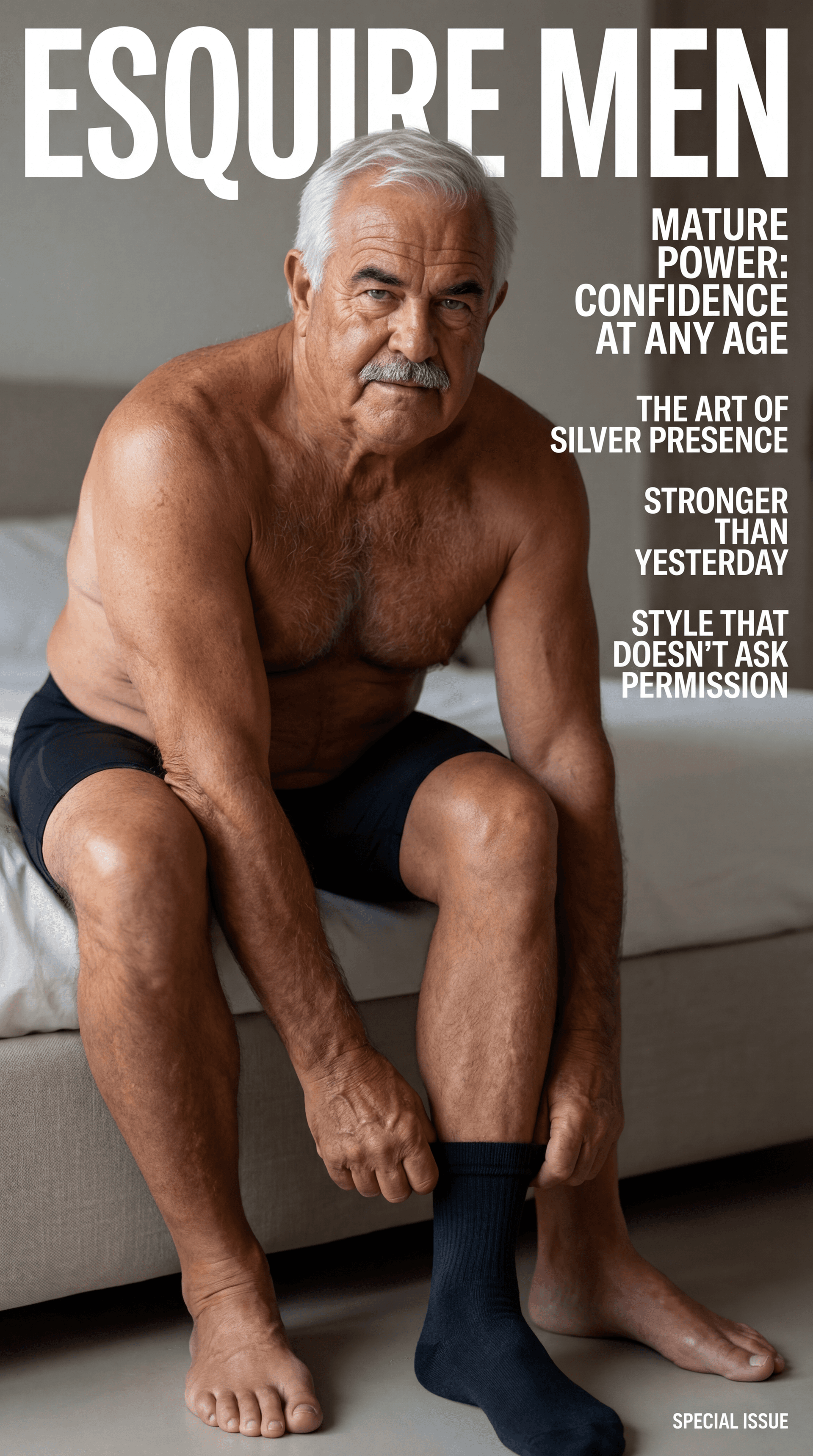 AI generated: FASHION MAGAZINE COVER. NOT CGI. NOT LIFESTYLE.
Ultra-realistic high-end editorial photography with ...