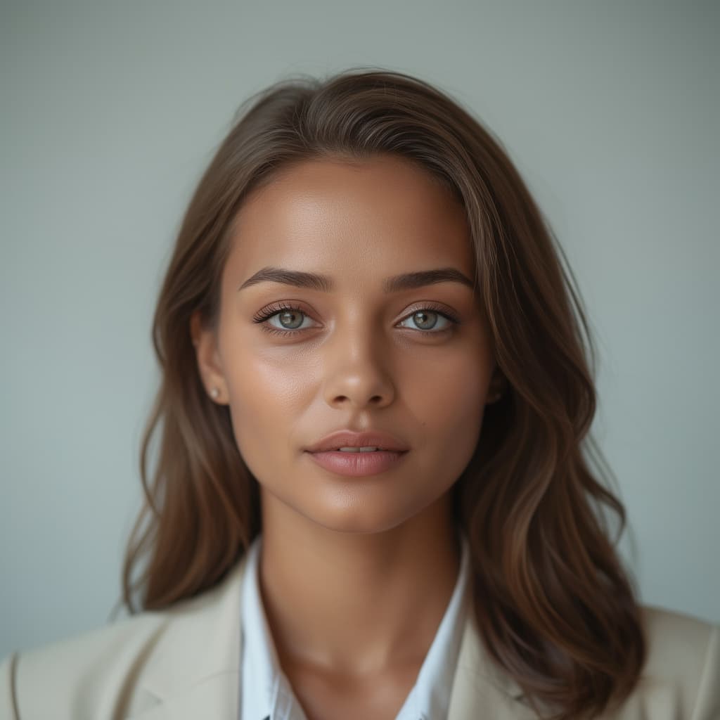 AI generated: light brown woman, atmospheric lighting --chaos 75 --ar 1:2 --profile fkuo5yb --stylize 750 --v 7