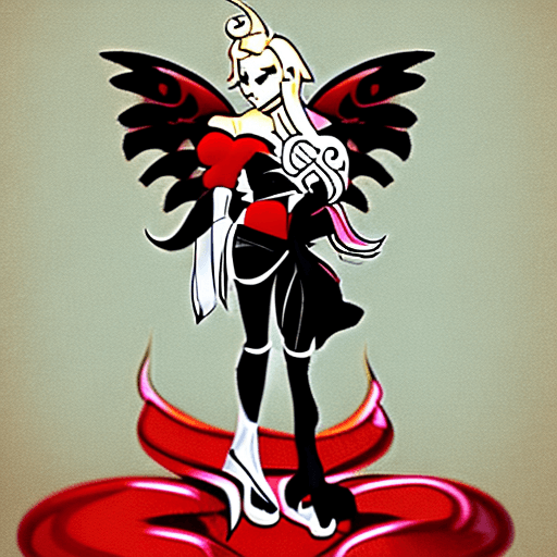 AI generated: succubus girl, blonde hair